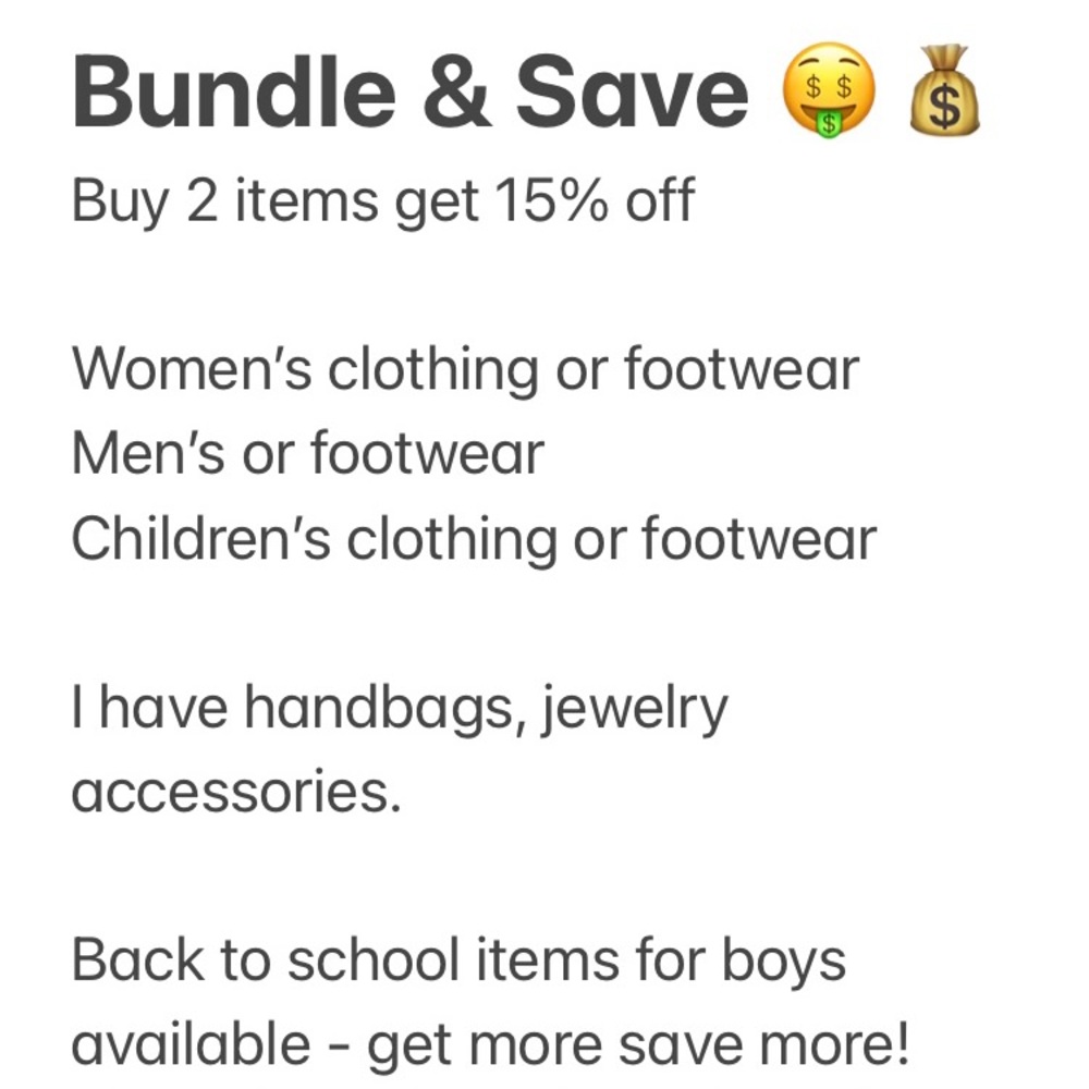 Bundle and save 🤑💰🤑💰🤑💰